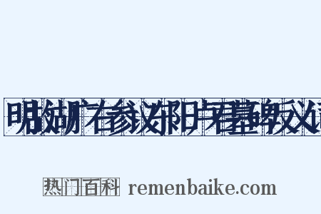 明故湖广右参议东阳卢君墓碑反义词是什么意思的图片